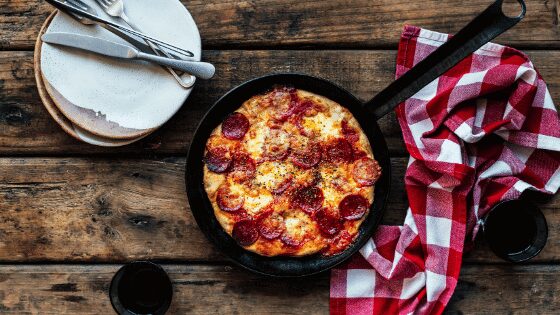 Sourdough pizza dough made in the Thermomix