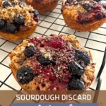 SOURDOUGH DISCARD OATMEAL BREAKFAST CUPS - PINTEREST IMAGE