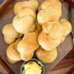 Sourdough Buttered Knot Rolls - Recipe Feature Image