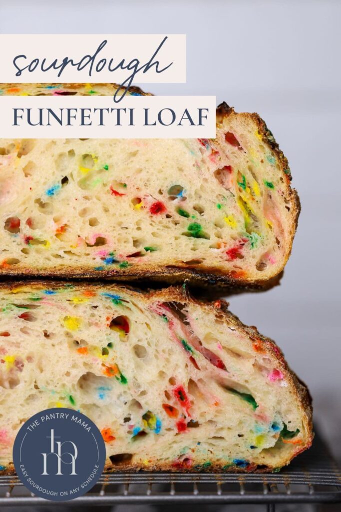 Sourdough Funfetti Loaf - Pinterest Image