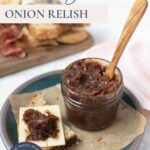 Caramelized onion relish - Pinterest Image